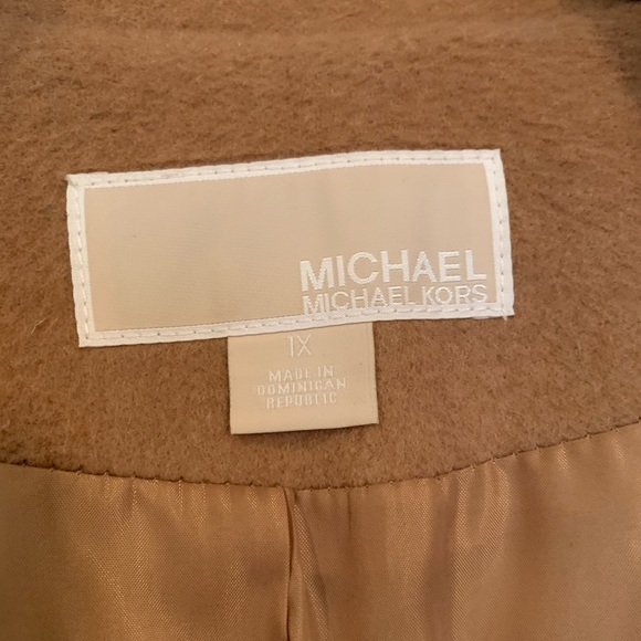 Michael Kors Women’s Hooded 3/4 Length Wool Coat - Picture 4 of 8